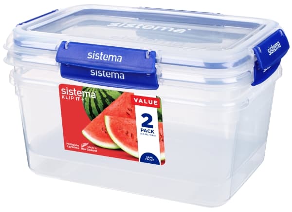 Sistema - Rectangle Klip it Plus 2 pack 3,35ml
