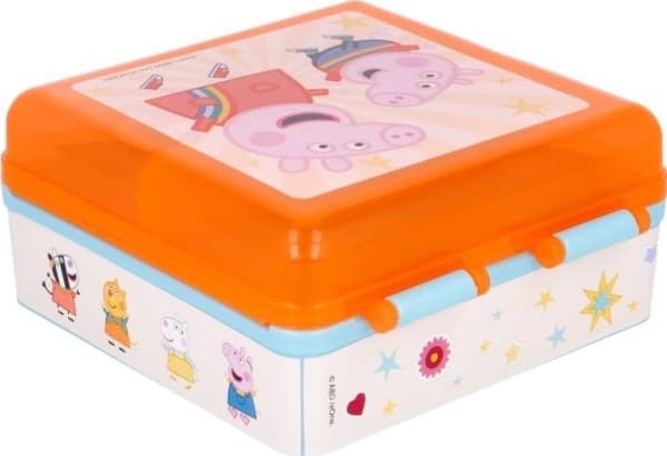 Peppa Pig - Matboks Peppa Pig firkantet matboks