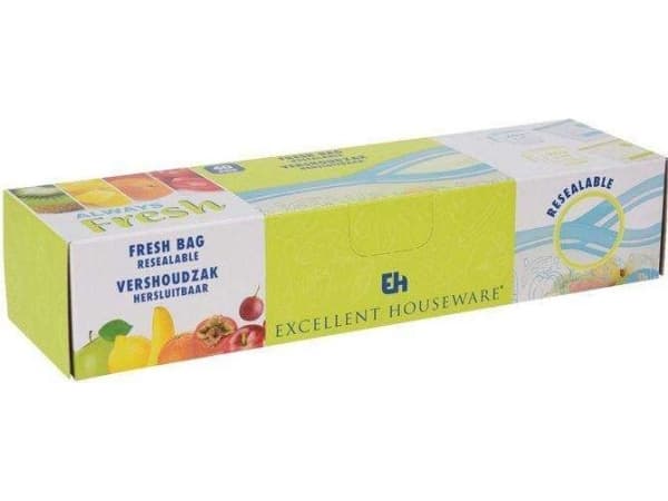 Utmerket husholdningsvesker poser strengposer for matoppbevaring 20x1,2L + 20x2,5L