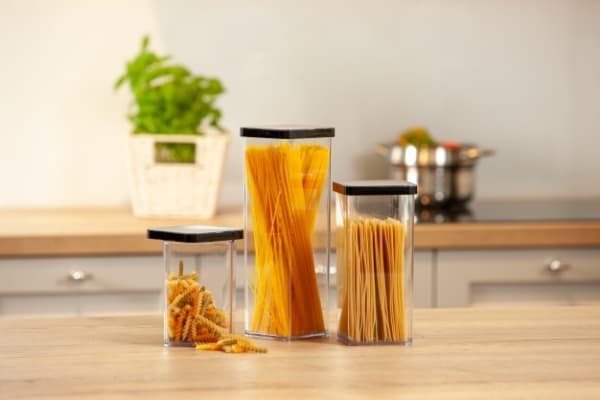 Rotho 1160608080WS, Container, Andra, 2 l, Svart, Transparent, Plast, 100 mm