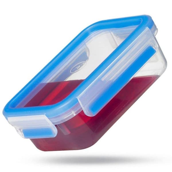 Emsa 508538 Clip & Close Ruokasäilytyslaatikko 0,55L Sininen