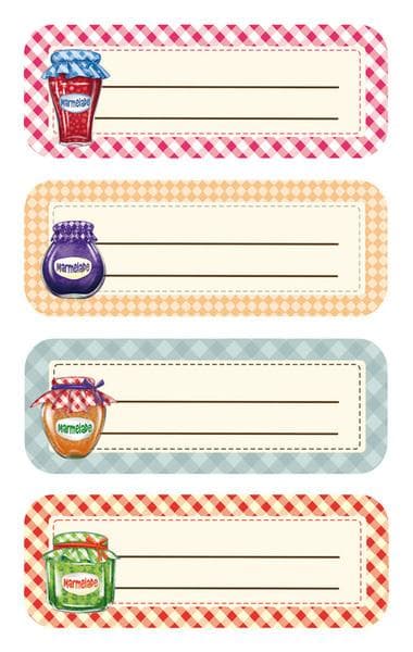 Avery AV-59896 Paperinen etiketti Z-design Kotipaketti A 2 arkkia Heikot purkit