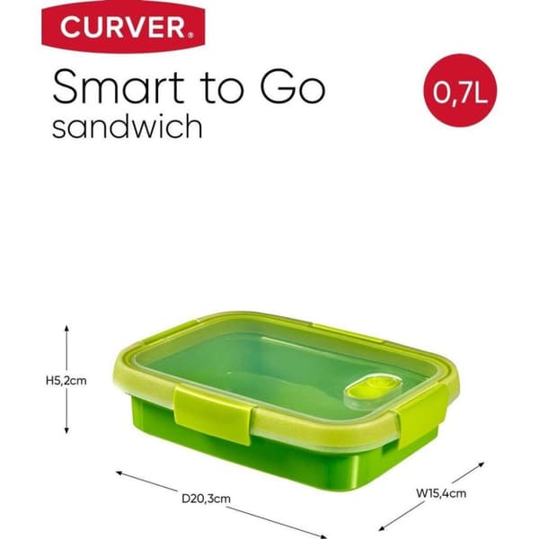 Curver Smart To Go Smörgåslåda 0,7 L