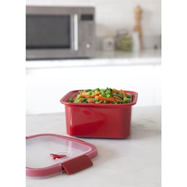 Curver Microwave Eco Steamer Ångbricka 1,1L Röd
