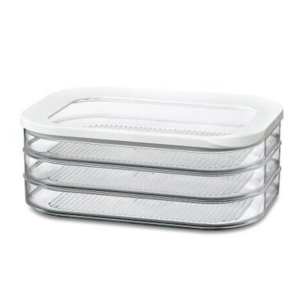 Mepal Modula Köttlåda 3-lagers Vit/Transparent