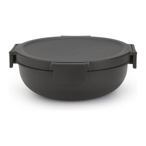 Brabantia Make &amp; Ta salladslunchskål 1,3L mörkgrå