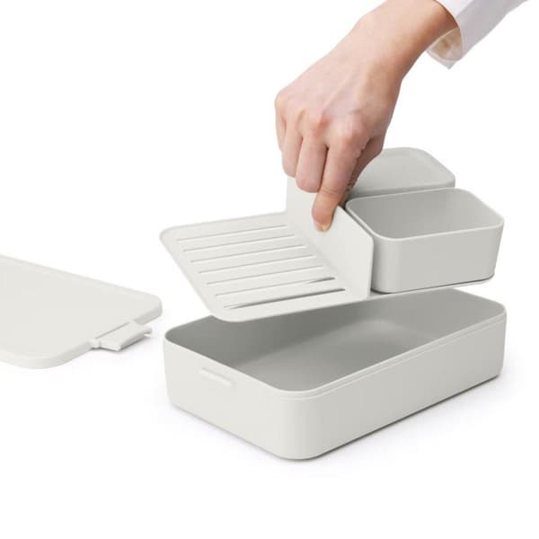 Brabantia Make &amp; Ta Bento Lunch Box L Ljusgrå
