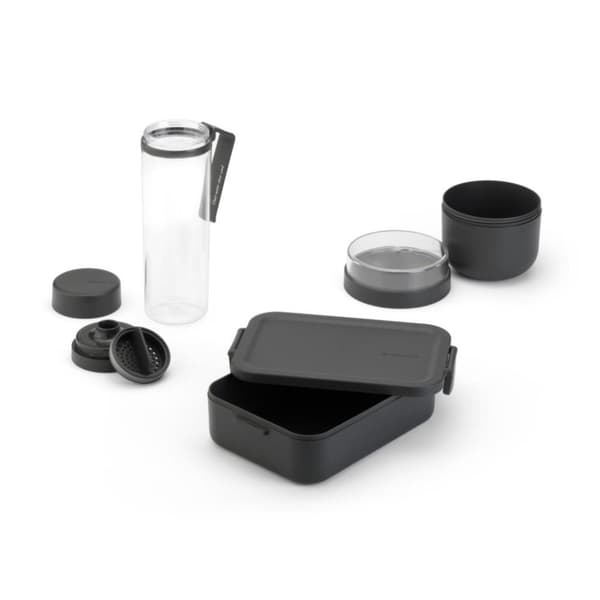 Brabantia Make &amp; Tag morgenmadsfrokostsæt mørkegrå