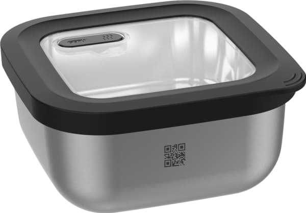 Gefu Provido firkantet beholder i rustfrit stål 1,8 l G-12779