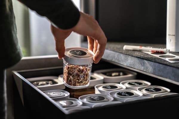 ZWILLING Fresh & Save CUBE Opbevaringssæt, XS / 3-dele, gennemsigtig-hvid