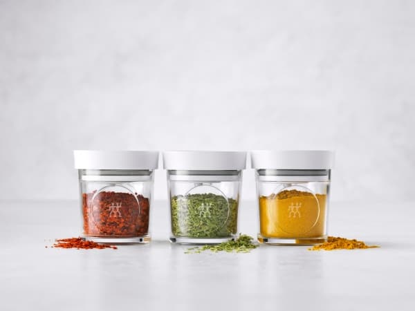 ZWILLING Fresh & Save CUBE Opbevaringssæt, XS / 3-dele, gennemsigtig-hvid