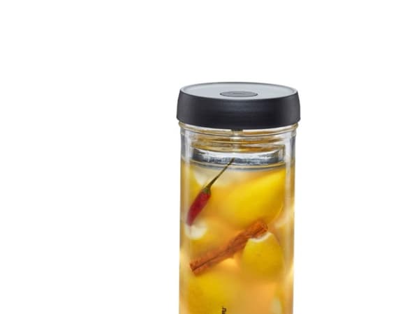 GEFU NATIVO, Grönsaker, 1,5 l, Glas, Plast, Transparent, 235 mm, 980 g