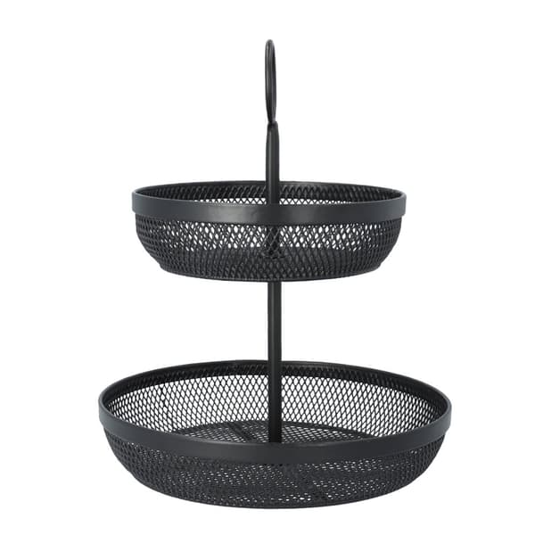 Kurv | GRIDIO | to-etagers runde | 31x26 cm | 814452