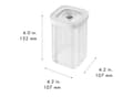 Miniatyrbild 4 av 4: ZWILLING Fresh & Save Cube Förvaringsbox 2S, 0,82 L.10,7 x 10,7 x 15,2 cm