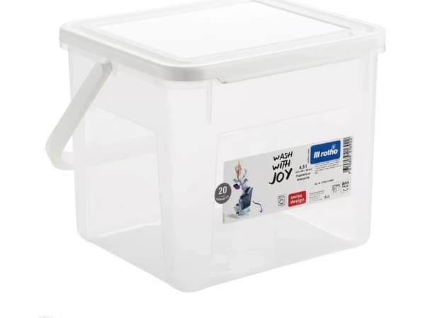 Rotho Jauhepakkaus tabletit 3kg 4.5L Rotho läpinäkyvästi väritön