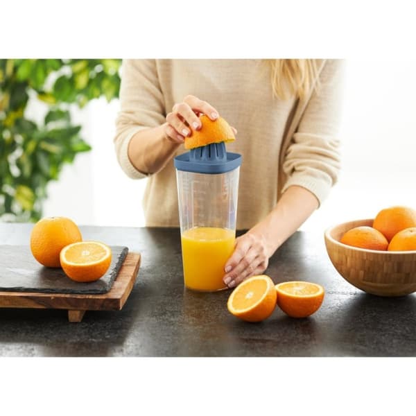 Rotho Loft Shaker med Press 1L Horizon Blue/Transparent