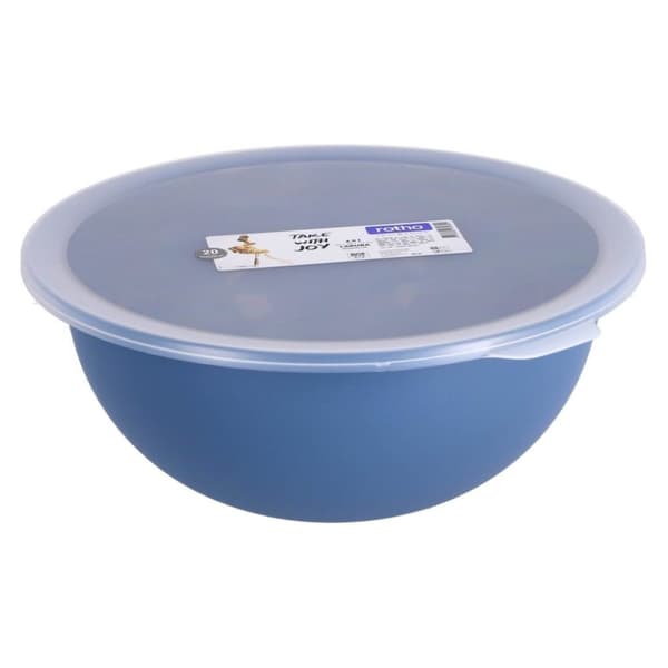 Rotho skål med lock 4,8L Horizon Blue