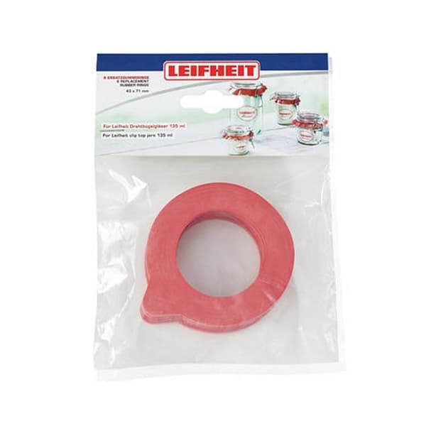 Leifheit 3214 Gummi Weck Ringe 43x71 mm 6 Stk