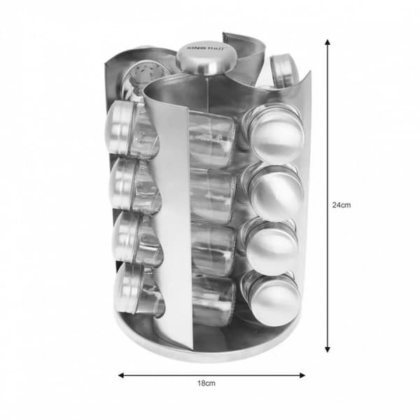 SPICE RACK 16 BEHOLDERE KINGHOFF KH-4006