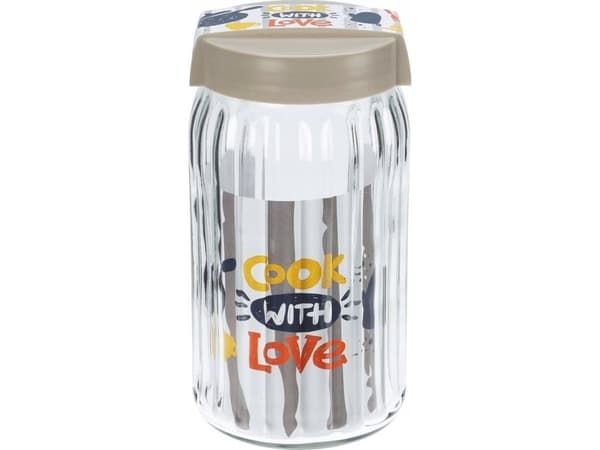 Home Styling Collection Lufttett krukke for løse produkter, 1,7 l