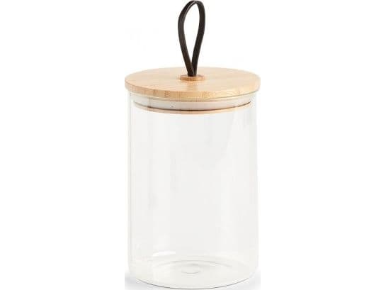Zeller förvaringsburk med bambulock, 1300 ml, 11,2x16,3 cm