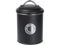 Pikkukuva 1 / 2: Excellent Housware Säilytysastia kannella, metalli, musta, 1,5 l