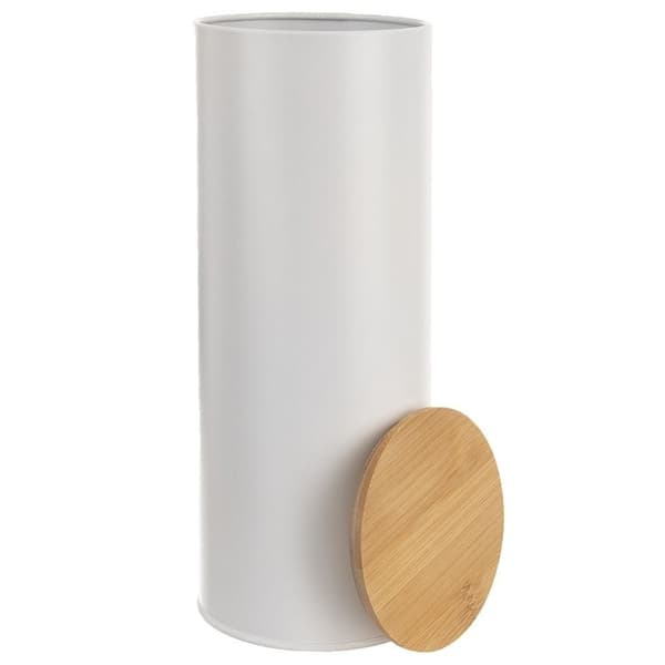 Metallinen keittiöastia spagettia varten / valkoinen pelti WHITELINE 28,5 cm