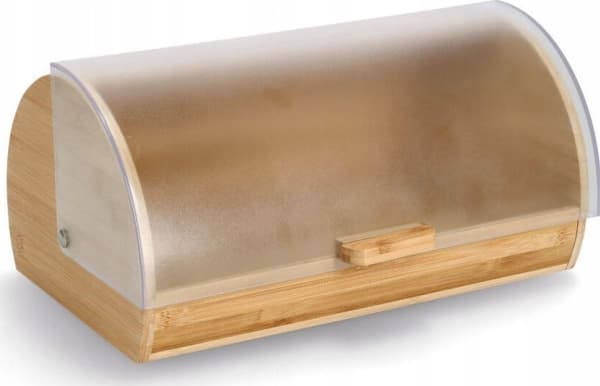 Zeller Leipälaatikko, jossa on läpinäkyvä kansi, 39 x 25 cm
