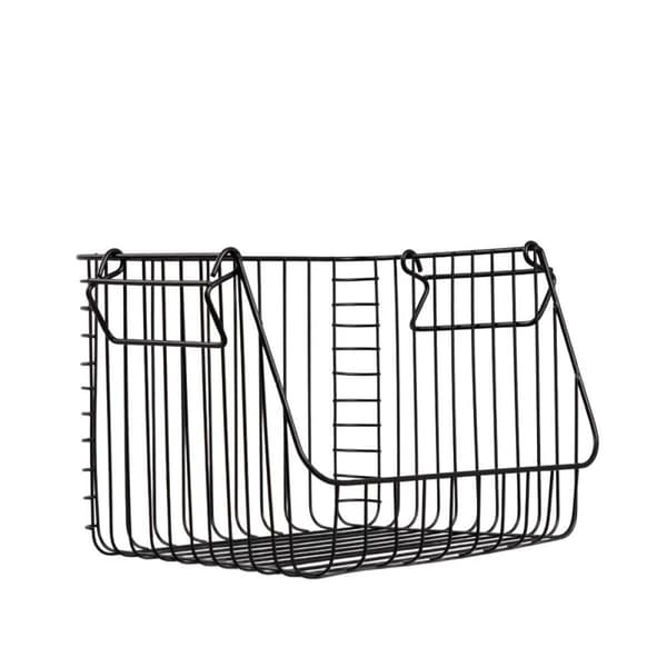 Kurv | EYRE | metal sort høj | 29x21cm | 730832
