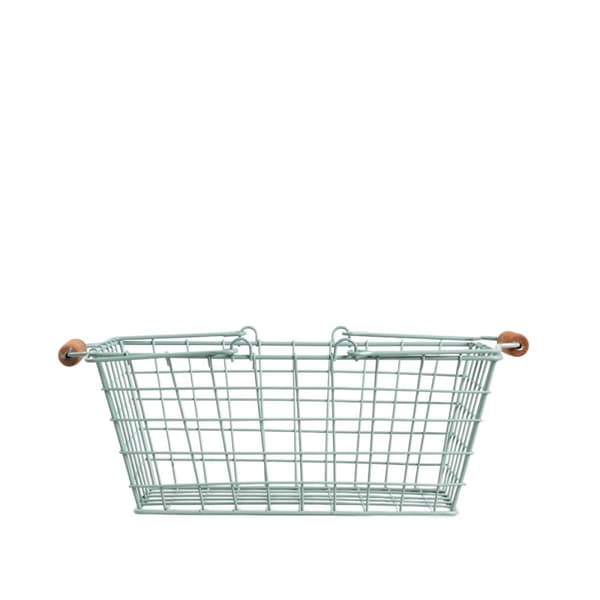 Korg | SELIA | med handtag grön s | 35x21cm | 730757