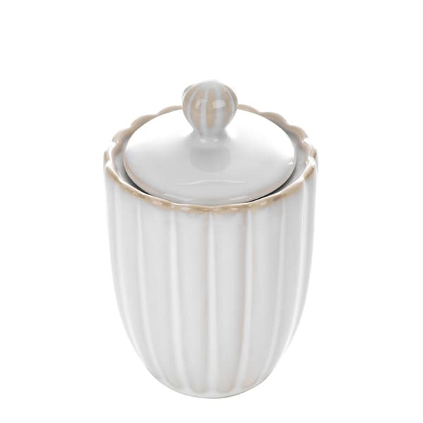 Dekorativ beholder AVRIL Eurofirany creme