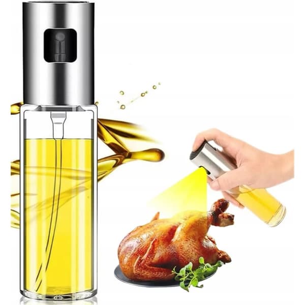 ÖLJYSUIHKUPULLO 100 ML ÖLJYVIETAKALLE LASISULJETTA