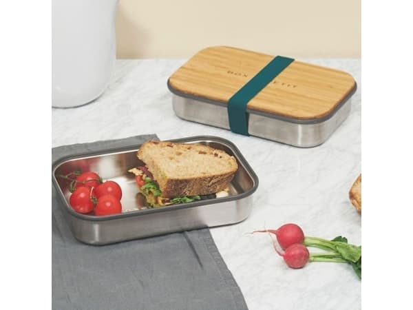 black+blum BAM-SB005, Boks, Rektangulær, Blå, Sølv, Tre, Silikon, Rustfritt stål, Tre, 150 mm, 220 mm
