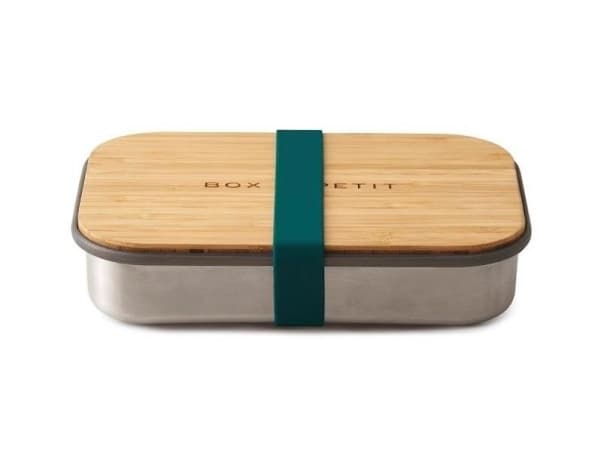 black+blum BAM-SB005, Boks, Rektangulær, Blå, Sølv, Tre, Silikon, Rustfritt stål, Tre, 150 mm, 220 mm