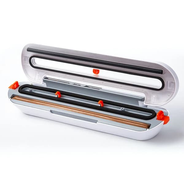 Mini vakuumpakningsmaskine, horisontal design, nominel effekt 80W, vakuumtryk -60 kPa,QH-02