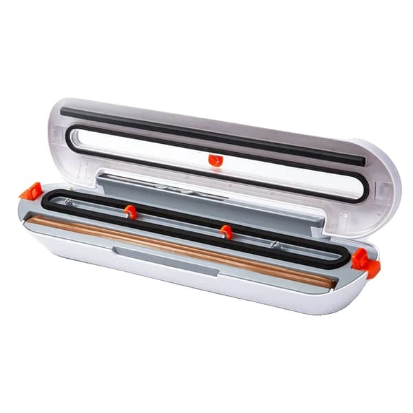 Mini vakuumpakningsmaskine, horisontal design, nominel effekt 80W, vakuumtryk -60 kPa,QH-02