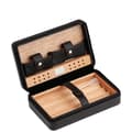 Pikkukuva 1 / 2: Humidor-laatikko, setripuinen, matkasiippikotelon etui., C-logo MUSTA