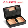 Miniatyrbillede 2 af 2: Humidor boks, cedertræ, rejse cigaretetui., GALINER BLACK