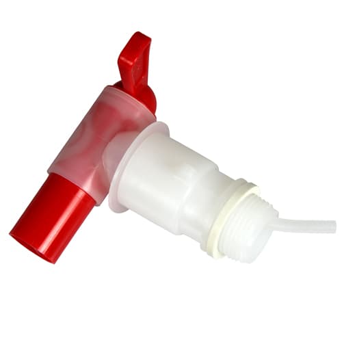 Plastkran 18 mm snabb m avluftning, för 3/4" gängat hål