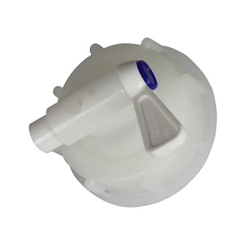 Plastkran 12mm med 61mm lock & avluftning