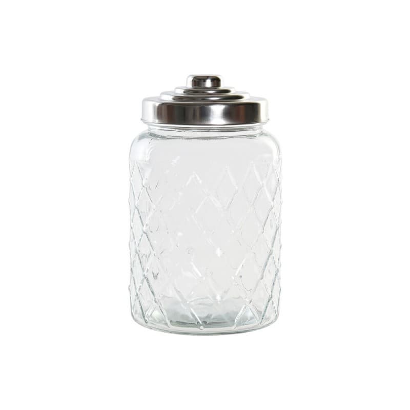 Burk DKD Home Decor Glas Järn (16.4 x 16.4 x 26 cm)