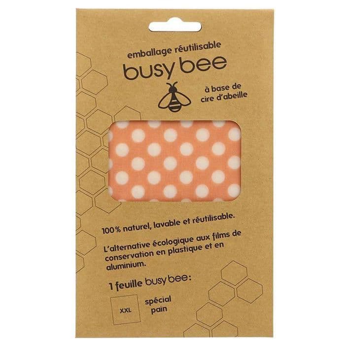 Återanvändbar bivaxmatinpackning för bröd - 35 x 66 cm