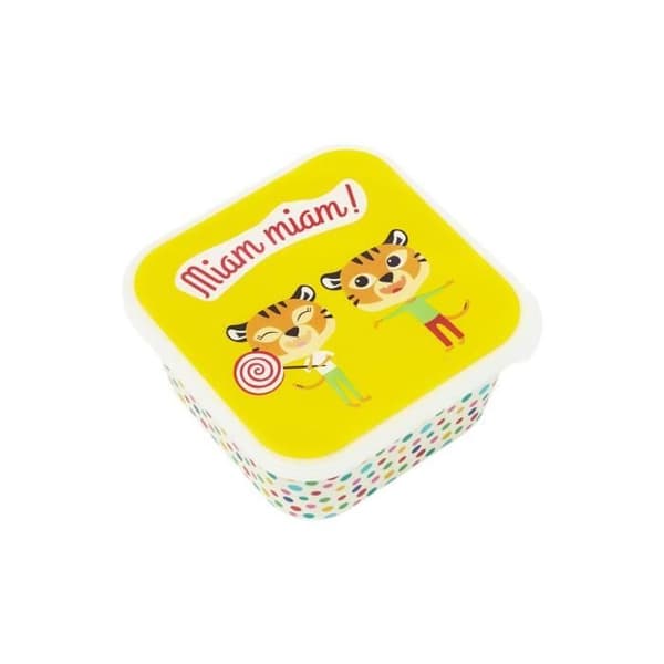 Snackbox - Draeger la carterie - LITTLE TIGRES - Flerfärgad - Barn - Naturliga fibrer