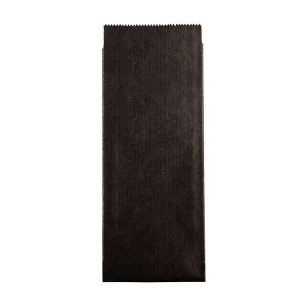 Dekorativ papperspåse - Present - Godsaker - Svart - 11,5 x 5,3 cm