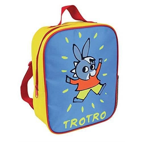 Fun House TROTRO 005839 Isolerad ryggsäck för barn, blå-gul, 27 x 21 x 10 cm