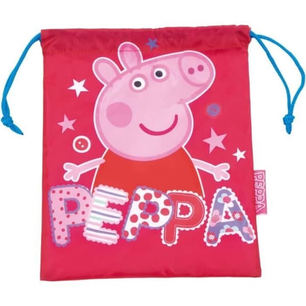 PEPPA PIG - Snackpåse 26,5 x 21,5 cm