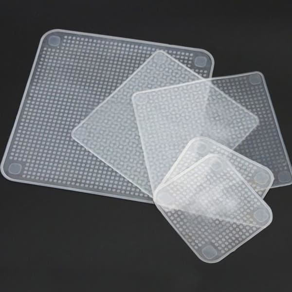 1 st 15 cm x 15 cm matpapper med genomskinligt förslutbart lock Köksredskap