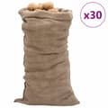 Miniatyrbild 1 av 8: vidaXL Jutesäckar 30 st 65x135 cm 100% jute 220 gsm