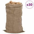 Miniatyrbild 1 av 8: vidaXL Jutesäckar 30 st 65x135 cm 100% jute 340 gsm