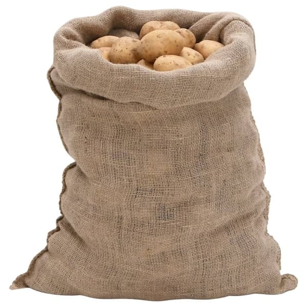vidaXL Jutesekker 10 stk 60x105 cm 100% jute 220 gsm